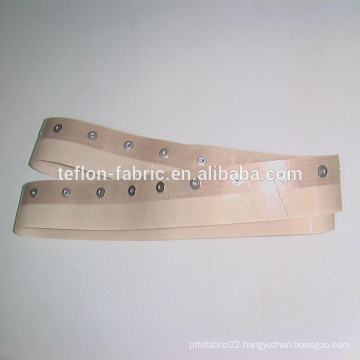 endless teflon conveyor belt with eyelet